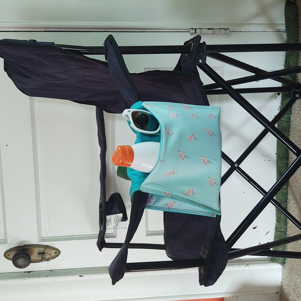 Camp Chair Caddy- handmade